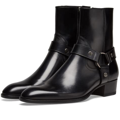 yves saint laurent paris boots|saint laurent male boots snakeskin.